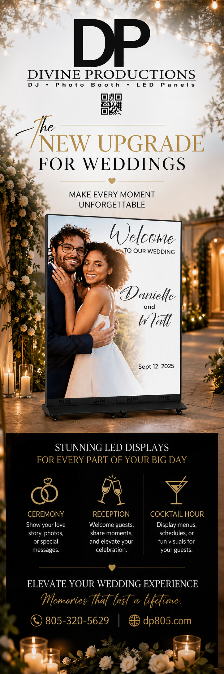 Wedding LED display